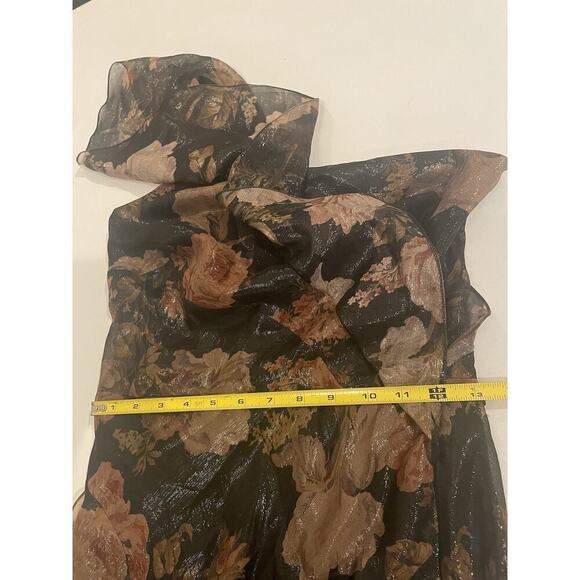 Ralph Lauren Collection Chiffon One Shoulder Evening Dress Silk Gown 2 XS S $4k - Picture 14 of 14